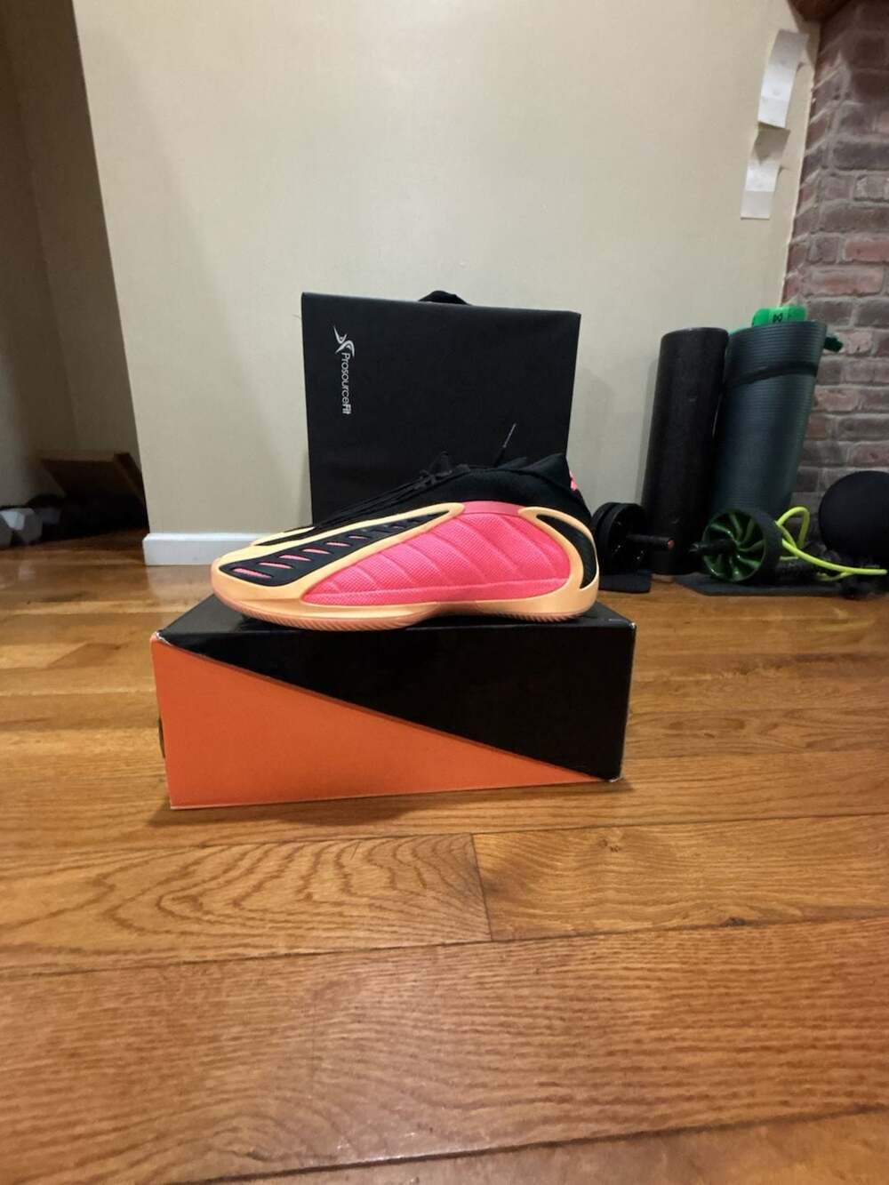 Adidas AE 2 With Love 'Acid Orange/Core Black' Basketball Shoes
